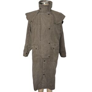 The Australian Outback Collection Cotton Duster Coat Brown Mens M Australia Made